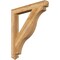 Ekena Millwork Funston Arts & Crafts Rough Sawn Bracket, Western Red Cedar, 4"W x 34"D x 38"H BKT04X34X38FST03RWR - alternate 1
